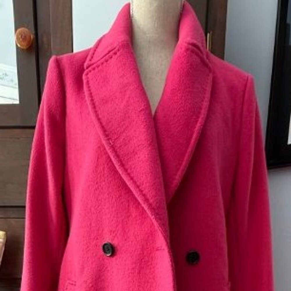 Rachel  Zoe Long Hot Pink Coat